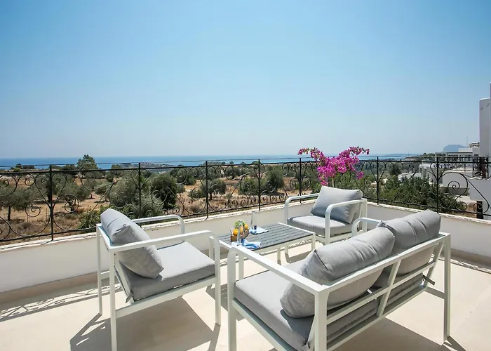 Hillside Near Faliraki Rhodes City